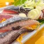 ゑびす - 秋刀魚刺し410円