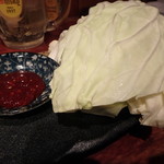 一八 - 山盛キャベツ\350