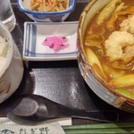 おぎ野 - カレーうどん定食。ランチ