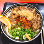 麺処 綿谷 - 冷たい牛肉ぶっかけ（小）です。（2018.12 byジプシーくん）