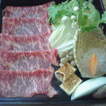 西新初喜 - ランチの黒毛和牛すき鍋