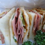 ビンゴバーガー - ハムチーズ！450えん