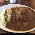 肉カレー千葉屋 - 牛煮大盛り850円ナリ