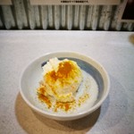 ハムカツ神社 - ポテサラカレー　(一皿目)