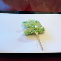 お座敷天婦羅 天政 丸ビル店 - さやいんげん