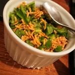 酒おばんざい肉 やどかり - ピーマンチキンラーメン！