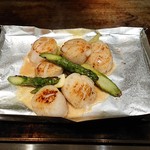 鶴橋 お好み焼・鉄板焼オモニ - 貝柱焼き