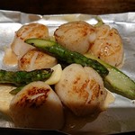 鶴橋 お好み焼・鉄板焼オモニ - 貝柱焼き