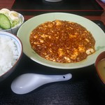 若木屋 - 辛口麻婆豆腐定食