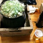 駒形どぜう - ２０１１／１０　昼定食のご飯とどぜう汁をとめといてイッパイやる。