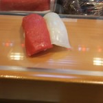 Sushi Tatsu - マグロ（ほぼトロ）イカ
