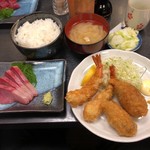 和楽 - えびかきランチ 1,000円