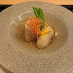 馬車道 大かわ - 牡蠣、海老芋、蕪