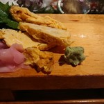 源寿司 - 常連特典（笑）玉子の端っこ