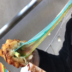 レインボーモッツァレラハットグ - のびた(⌯˃̶᷄ ᴗ̂ ॣ˂̶᷄⌯ั)