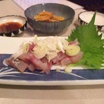 鳥平 - 鯵のタタキ