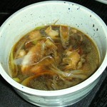 満月茶家 - 鴨汁そばのつけ汁