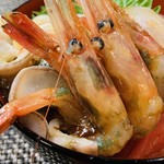 錦江湾 - 甘エビは本当に大きくて甘い♪