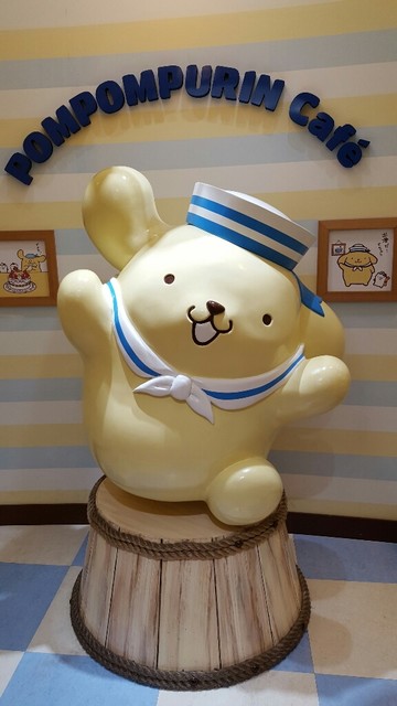 横浜駅のキャラカフェ』by 竹子:) : ポムポムプリンカフェ 横浜店