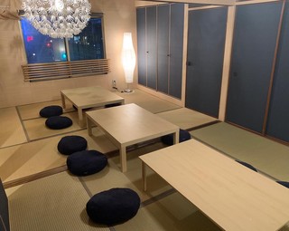 Noda niku - 2階座敷席2部屋をつなげれば15名様程度まで対応。