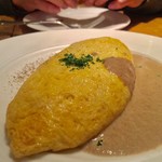 表参道ワイン食堂Den - フォアグラのオムレツ880円
