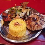 チャイカフェ バガヴァッド - ディナープレートセット