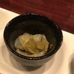 火鍋三田 成都 - 烏賊のピリ辛ジェノベーゼ