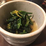 みやざき - ☆ほうれん草のおひたしは食花入り♪