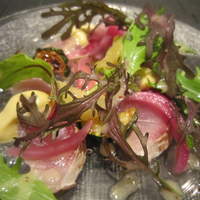 Restaurant MAEKAWA - 関サバ　サラダ仕立て　マヨネーズ・タプナード