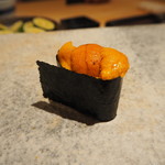 鮨 つぼみ - ウニ軍艦