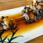 なか川 - 臭みの無い旨い肝。これでうなぎが不味いわけない。