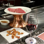 鉄板焼 銀杏 - 極上黒毛和牛　”近江牛”(Ａ－５　ランク)　ロース肉１４０ｇ　＆　フィレ１００ｇ