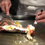 鉄板焼 銀杏 - 伊勢海老