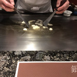 鉄板焼 銀杏 - にんにく