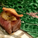 鉄板焼 銀杏 - 近江牛ロース肉