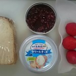 セントル ザ・ベーカリー - イギリスパン￥700でイチゴと粒あんとクリームチーズの自家製フルーツサンド❤