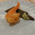 鮨 なんば - アオヤギの昆布締め