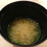 鮨 なんば - 味噌汁