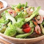 Seafood avocado salad