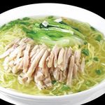 鶏絲入りネギタン麺