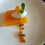 グランド キッチン - オレンジのテリーヌ 柚子ソルベ添え