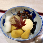 追分だんご本舗 - 栗あんみつ