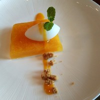 グランド キッチン - オレンジのテリーヌ 柚子ソルベ添え