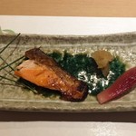 完全個室 鮨 まさ志 - 食べかけですいませんね♡