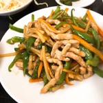台湾料理 雪梅園 - 豚肉の青椒肉絲
