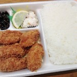 ほかほか弁当 - あちのカキフライ弁当大盛り