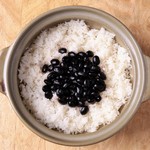 Tabeteya Ittoku - 帆立と黒豆の土鍋御飯