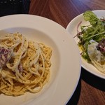 遠山茶寮 - 特製カルボナーラ(￥1,000)