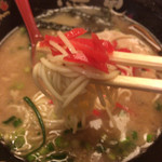 とんこつらーめん 黒竜 - 紅生姜もね