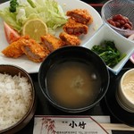 味処 小竹 - ヒレカツ定食